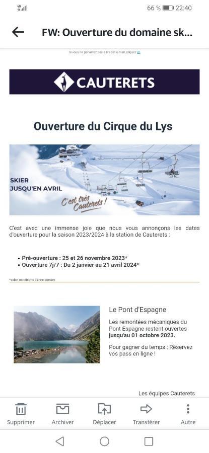 Appartement Parking Gratuit Navette Telecabines Week End Cauterets Exterior photo